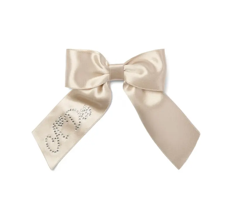 A’dee - Ariah satin bow clip beige