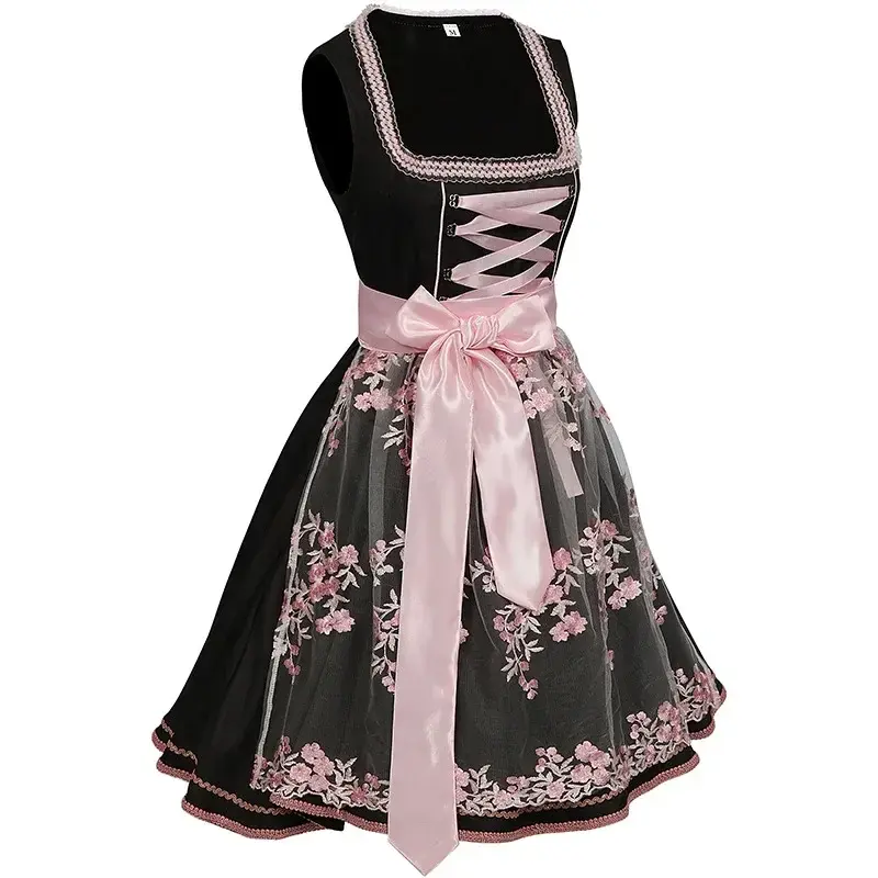 Adele | Damen Dirndl Oktoberfest Midi-Kleid