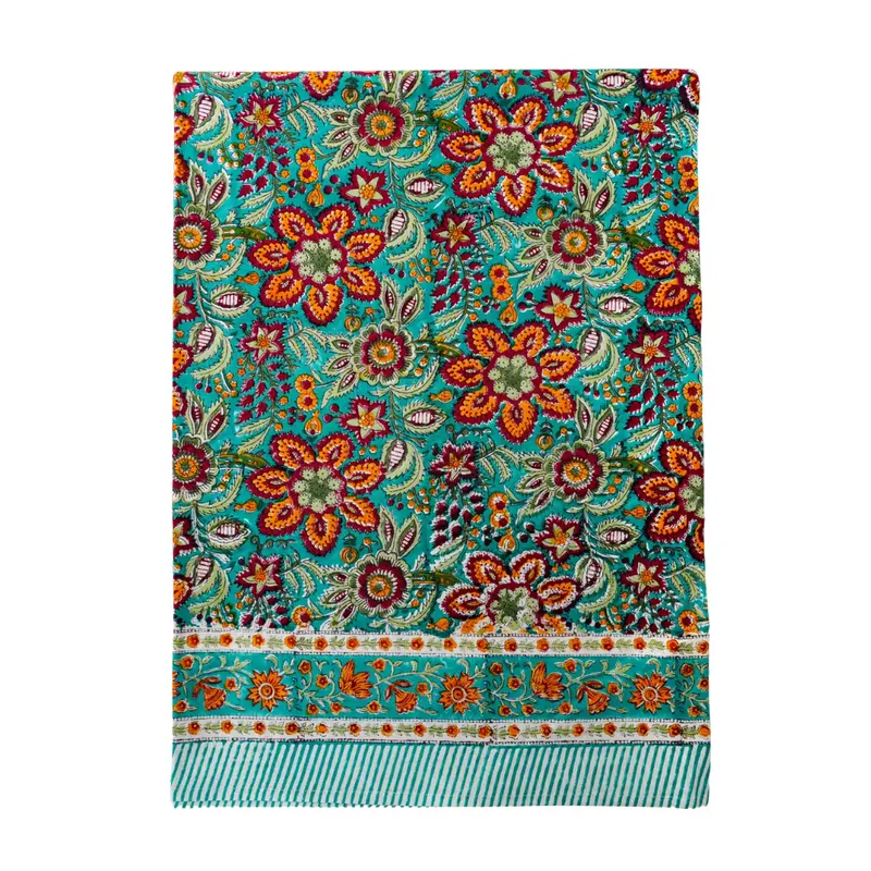 Agni Kiran Hand Blocked Tablecloth