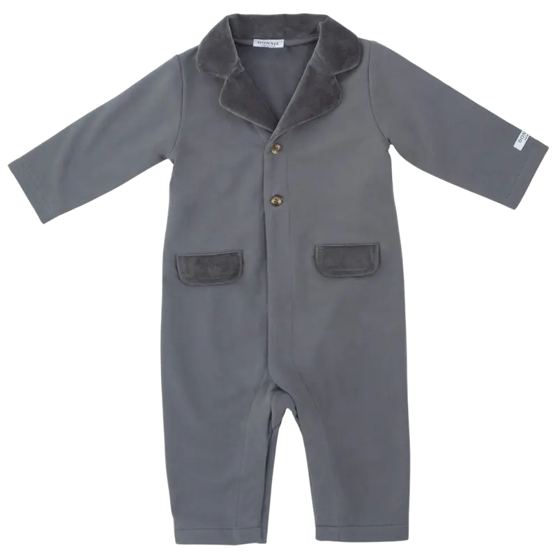 Alane Jumpsuit | Navy Grey