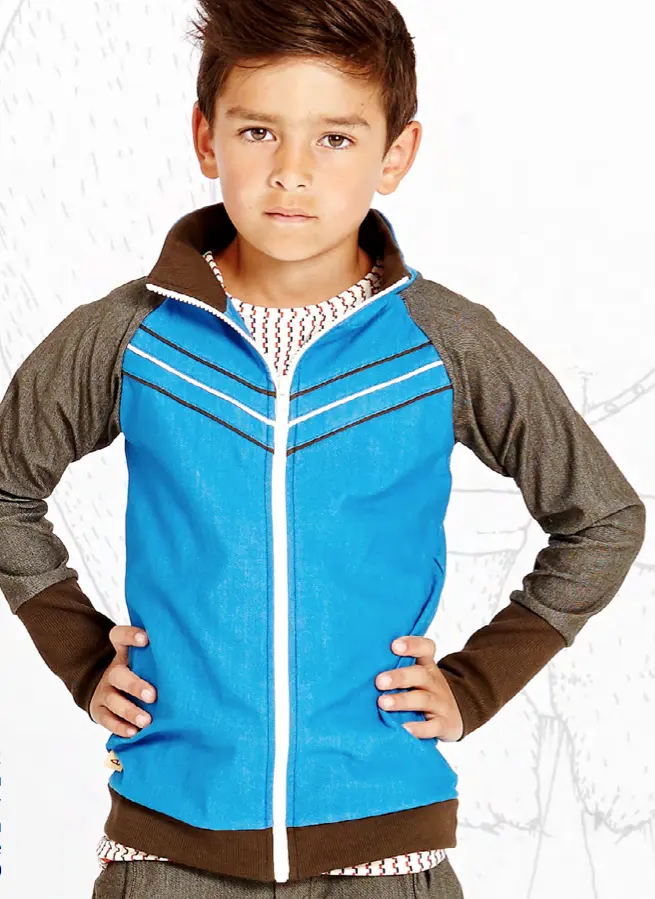 Albababy - Ean Zipper Cardigan - Blue