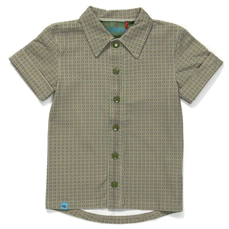 AlbaBaby - Garfield Green/Grey Striped