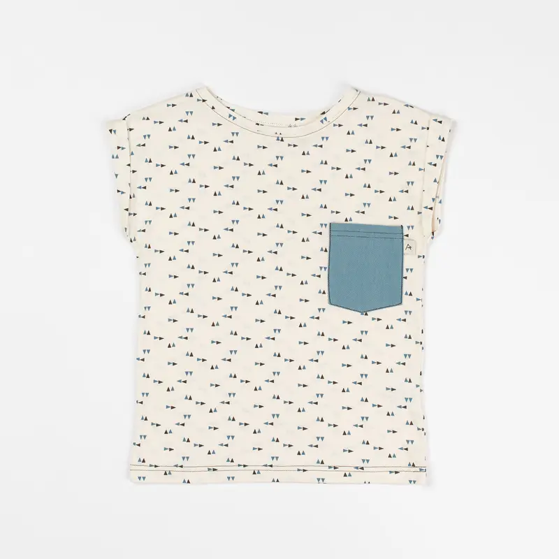 AlbaBaby Mads T-Shirt Antique White Triangle