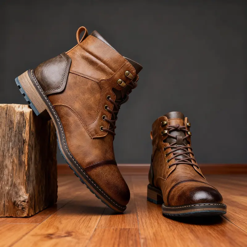 Aldric | Herren Schnürboots mit Zehenkappe