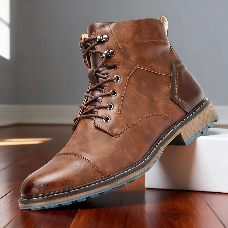 Aldric | Herren Schnürboots Stiefeletten mit Kappe