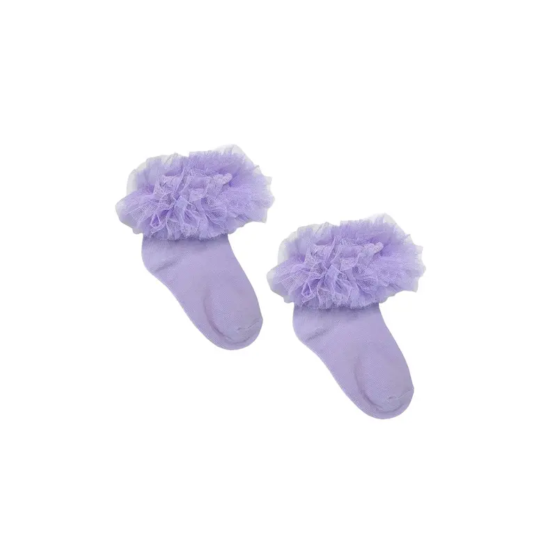 AllSmall Co. Tutu Socks Lilac