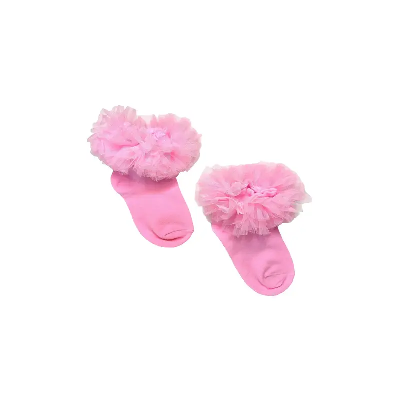 AllSmall Co. Tutu Socks Pink