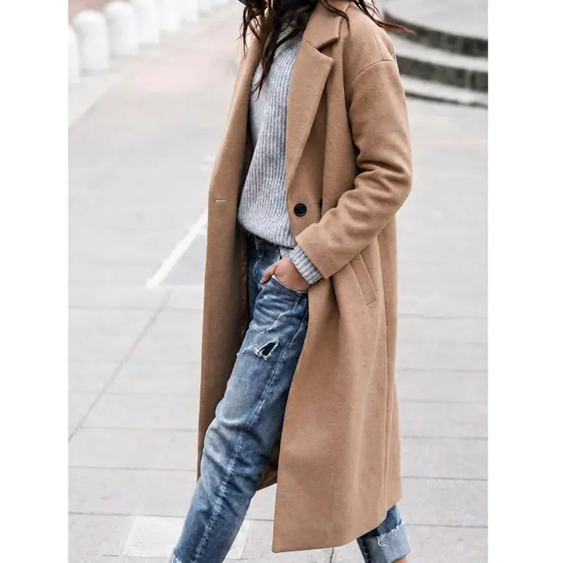 Alma | Klassischer Trenchcoat mit Knopfleiste