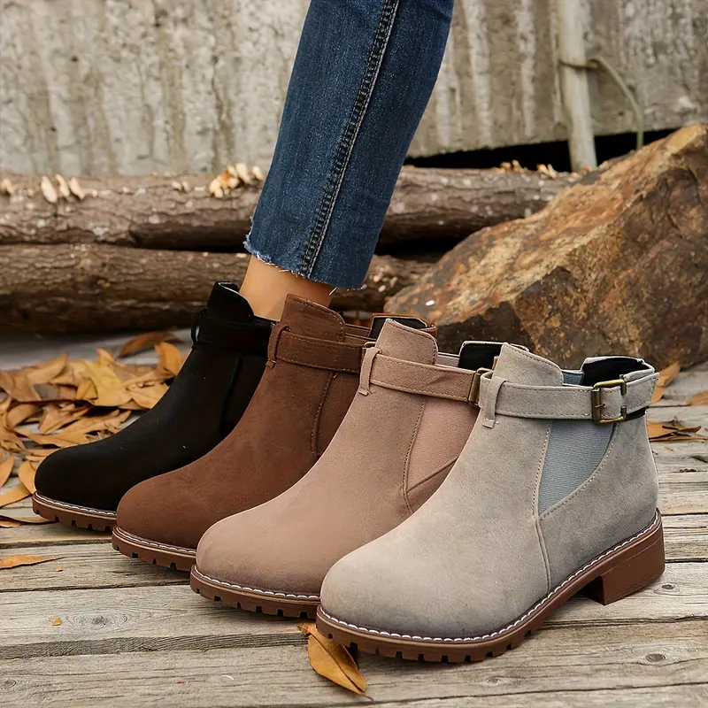 Almut | Damen Stiefelette mit Blockabsatz