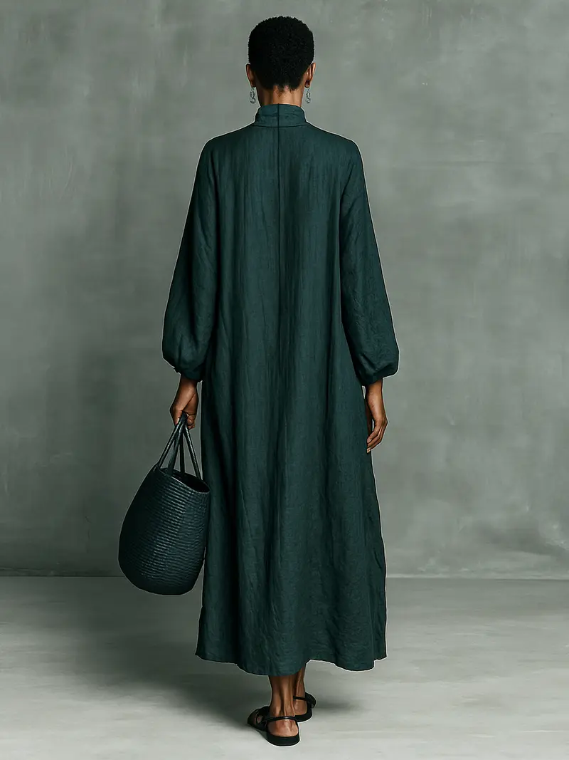 Alora - Premium-Maxikleid aus Leinen