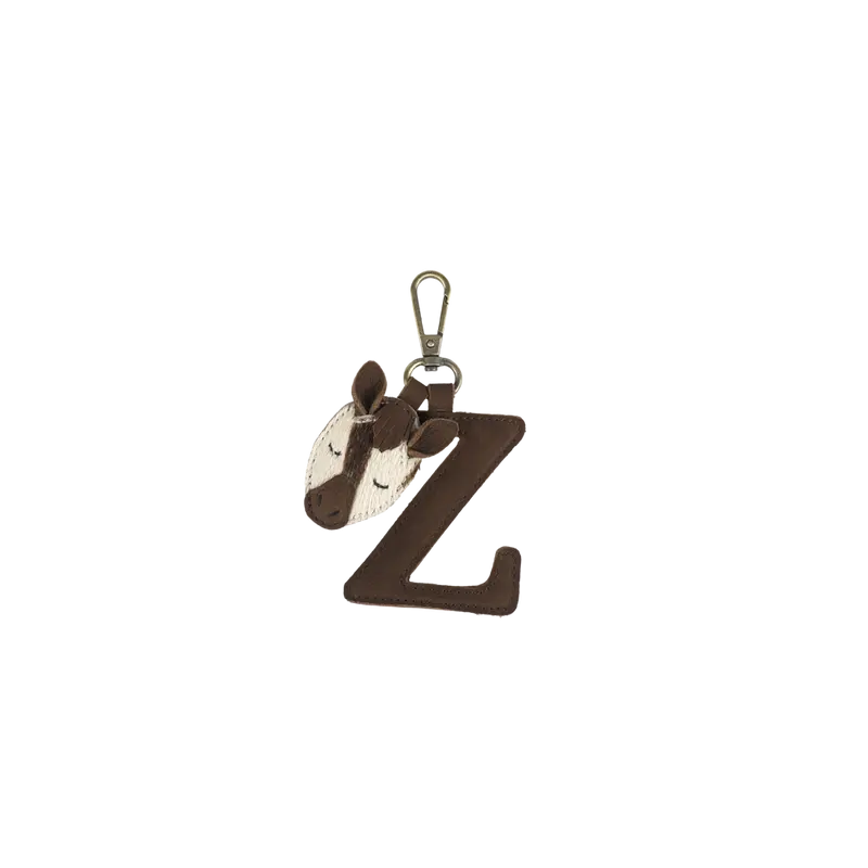 Alphabet Keychain Large | Z | Chocolate Nubuck