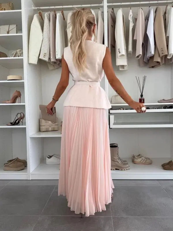 Amara | Damen Zweiteiliges Set Elegant Koordiniert