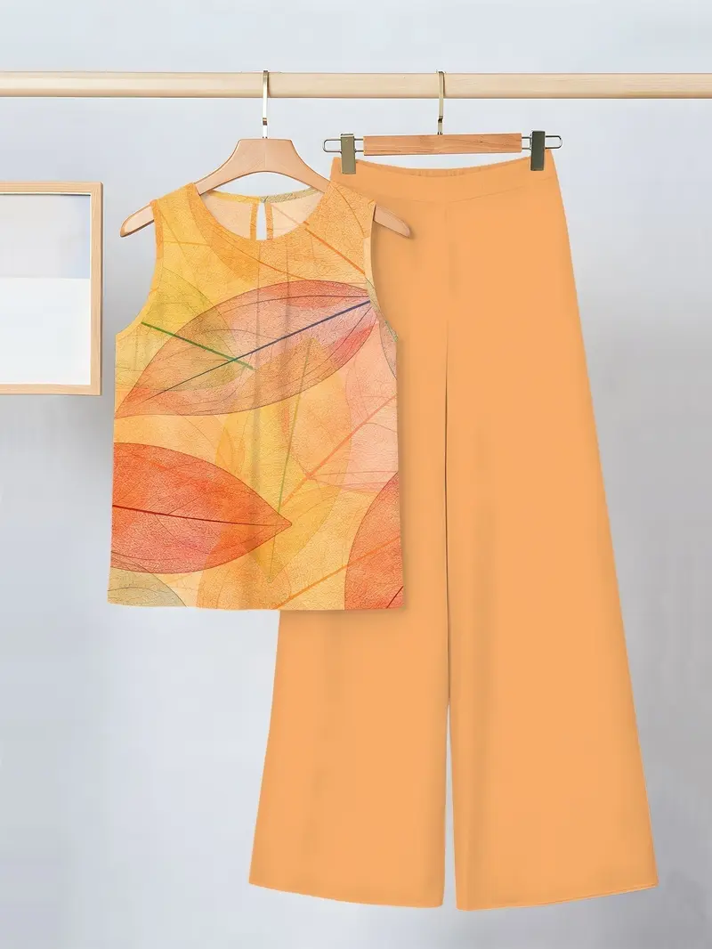 Amber | Blätterdruck Zweiteiliges Set