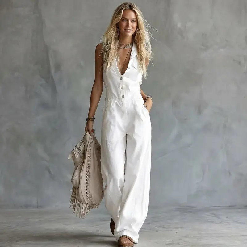 Amberaa – Bequemer Und Lässiger Jumpsuit
