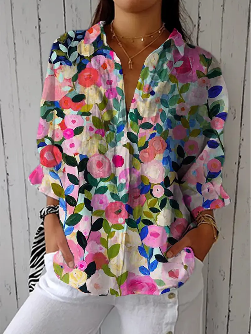 Anaiah | Bloom Canvas Bluse
