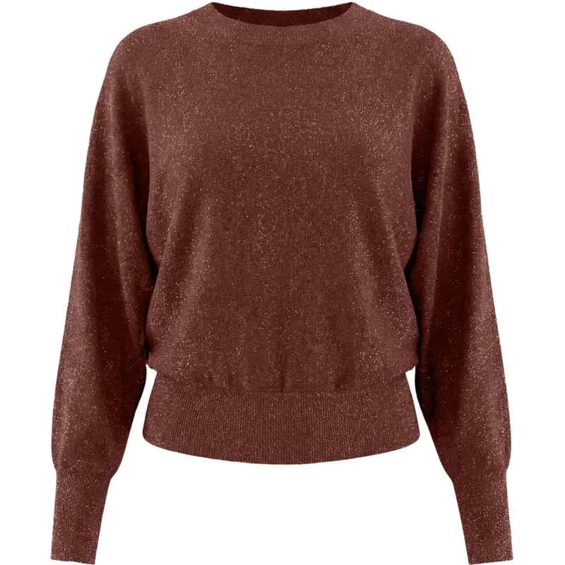 Andorra Metallic batsleeve pullover Dana