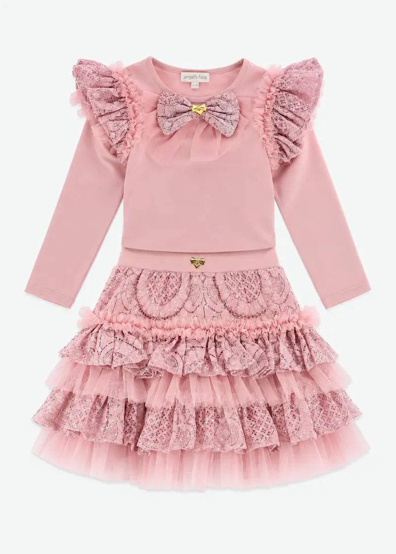 Angel’s Face - Blush Bow Set