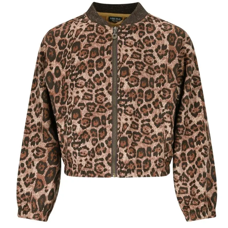 Animal bruin geprint vest Diala