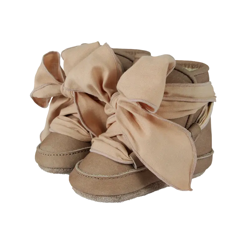 Anouk Booties | Truffle Nubuck