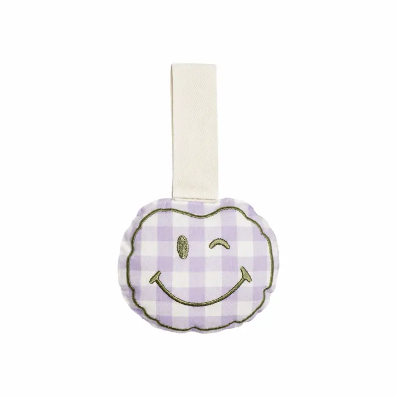 Apple of my Eye Pacifier Cuddle Lilac Check