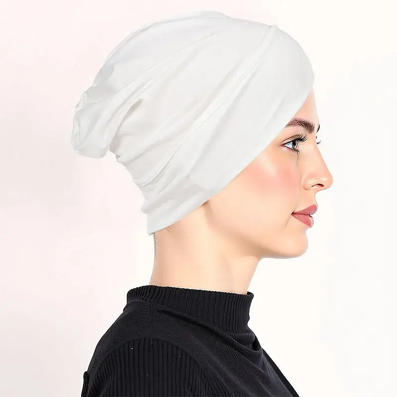 Ashnea | Weiche Stretch-Turbanmütze mit sicherem Halt