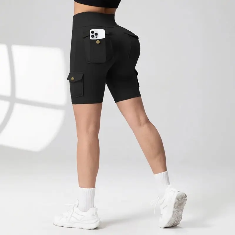 Auren Fit™ Cargo-Shorts Mit Push-Up-Effekt