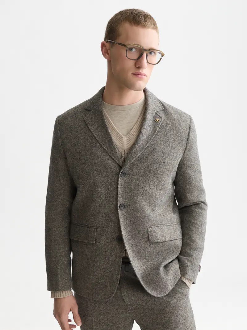 Austin Wool-Blend Relaxed-Fit Blazer
