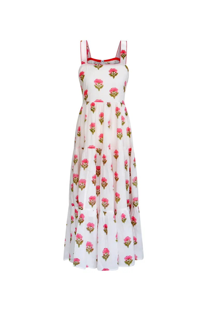 Avaani Maxi Dress in Pearl
