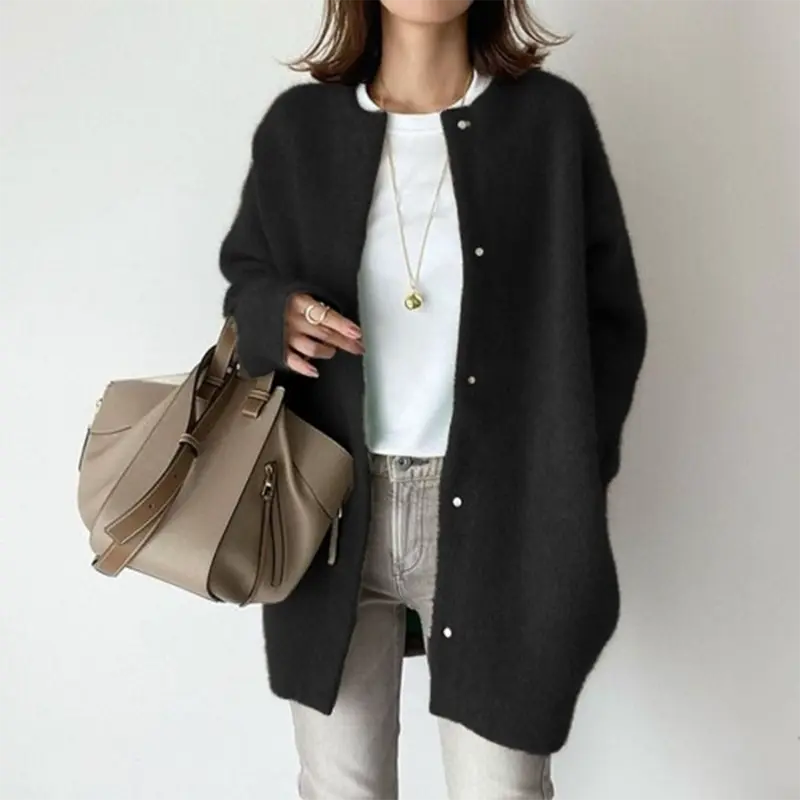 Avenique - extraweicher Longcardigan
