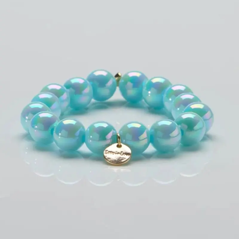 Azure Pearl parelarmband 12mm