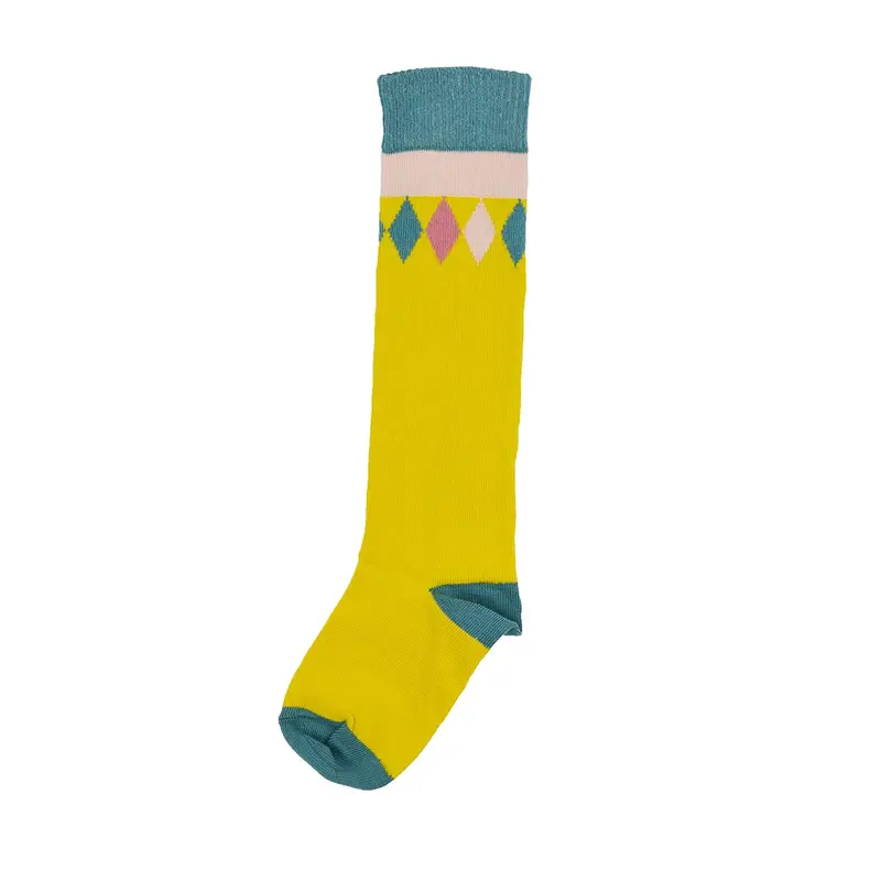 Baba Kidswear - Kneesocks Square Lemon
