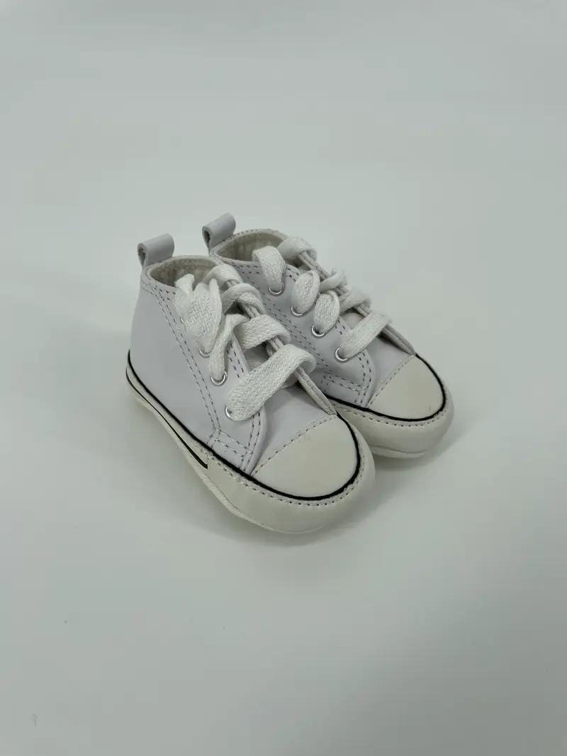 Baby All Stars Wit Leer Maat 17