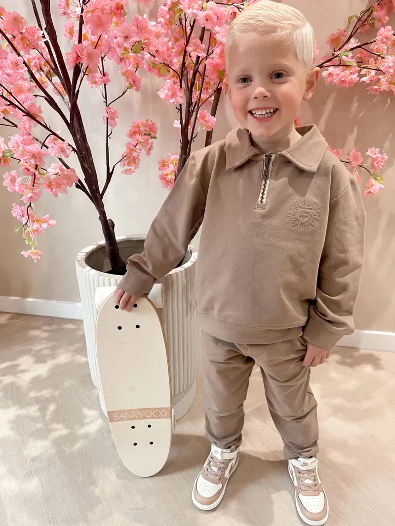 Babykleding - Lenn Trui Taupe
