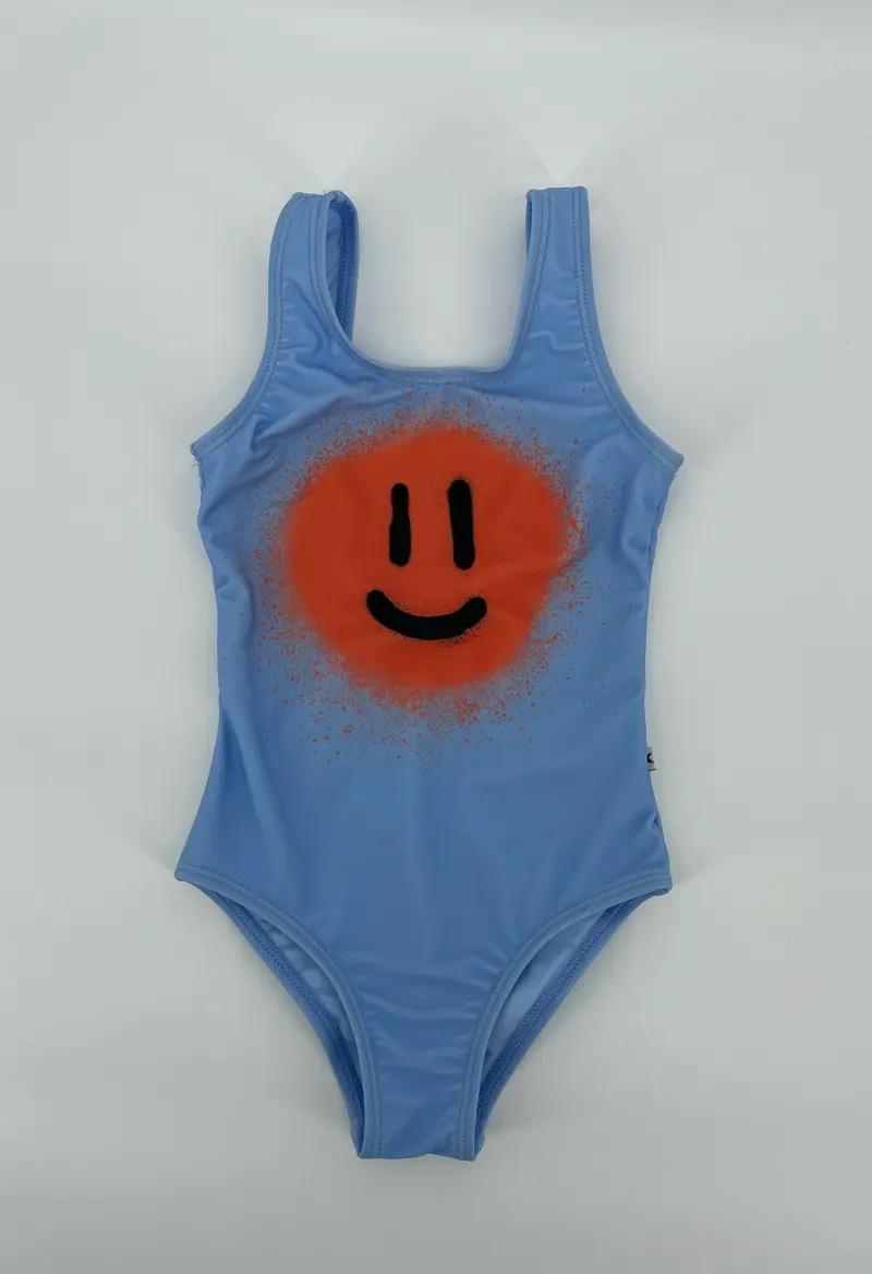 Badpak Lichtblauw Smile Maat 104