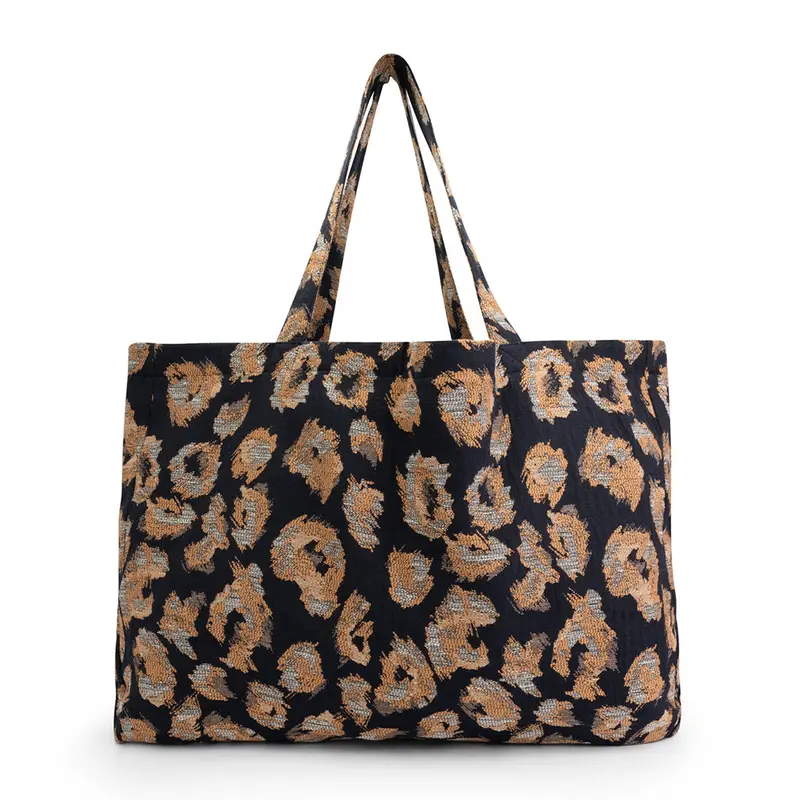 Bag Flecked Leopard Navy