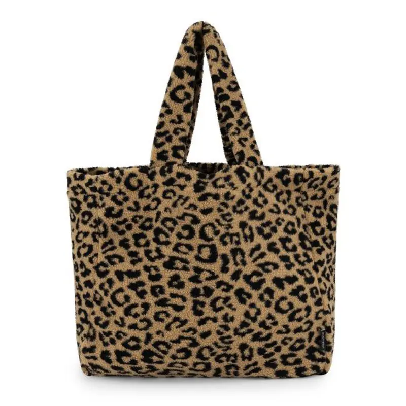 Bag Fuzzy Teddy Leopard Camel