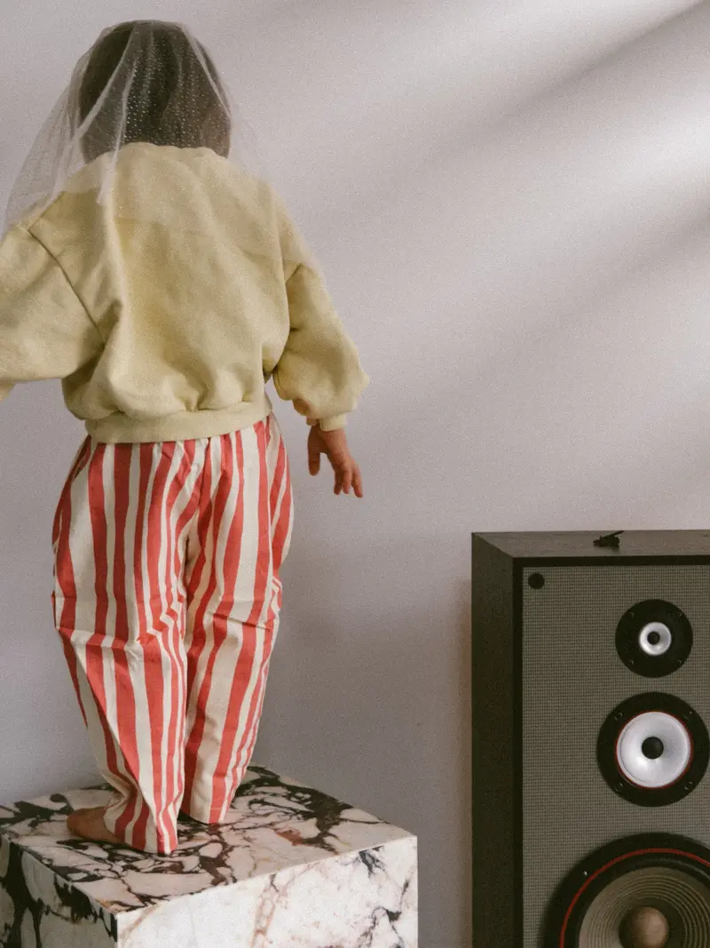 Baggy Stripe Pants