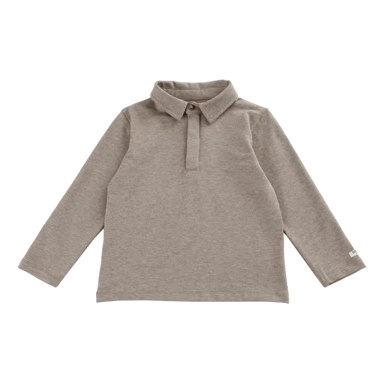 Bartus Blouse | Warm Grey Melange