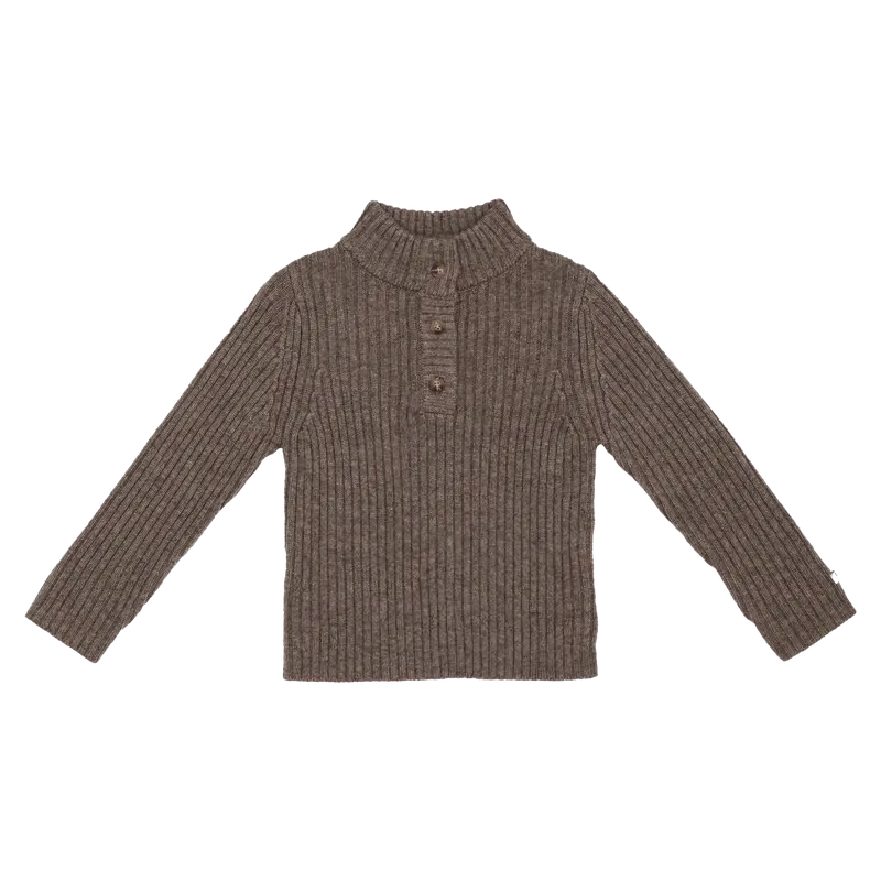 Bastiaan Sweater | Dusty Brown Melange