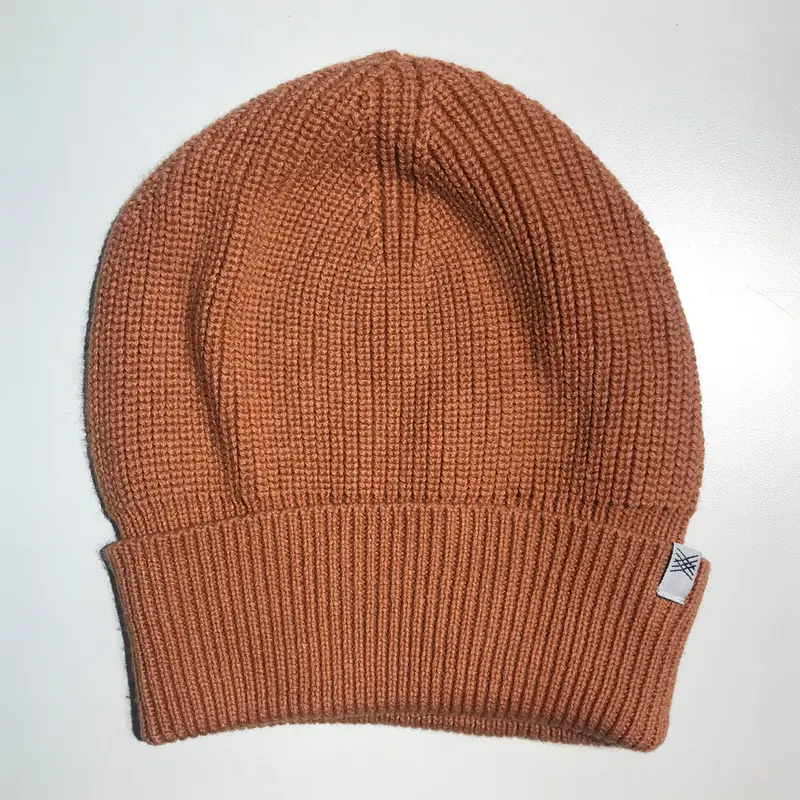 Beanie Knit Dark Caramel