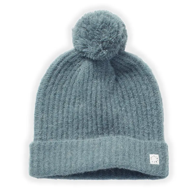 Beanie Pompom Lake Blue