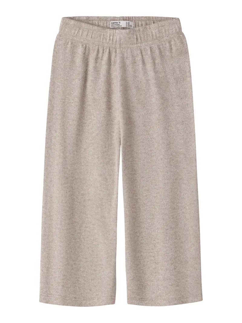 Beige comfy wide pants