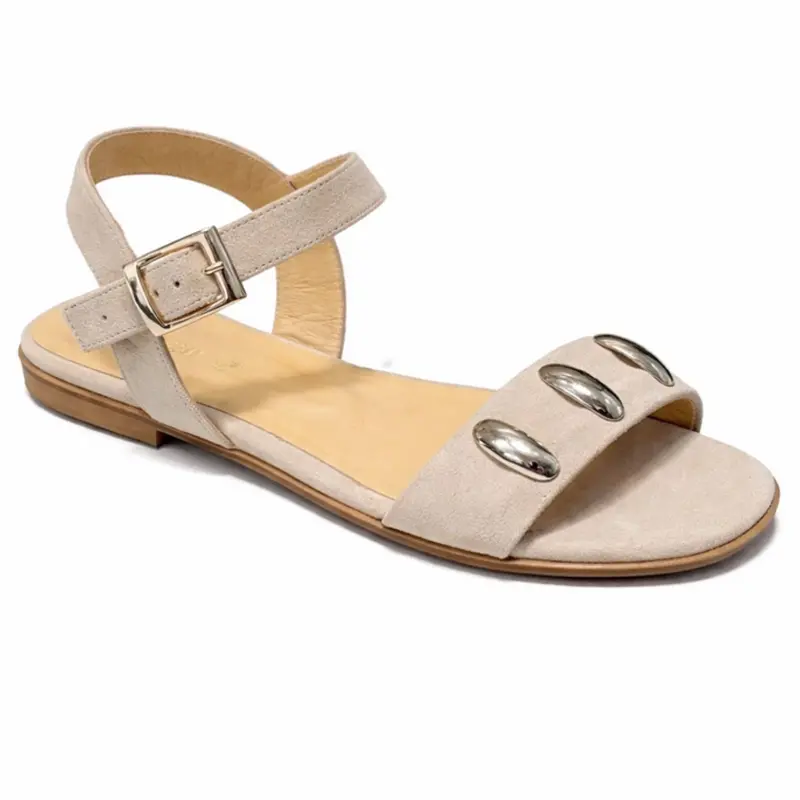 Beige met gouden details sandaal Felice