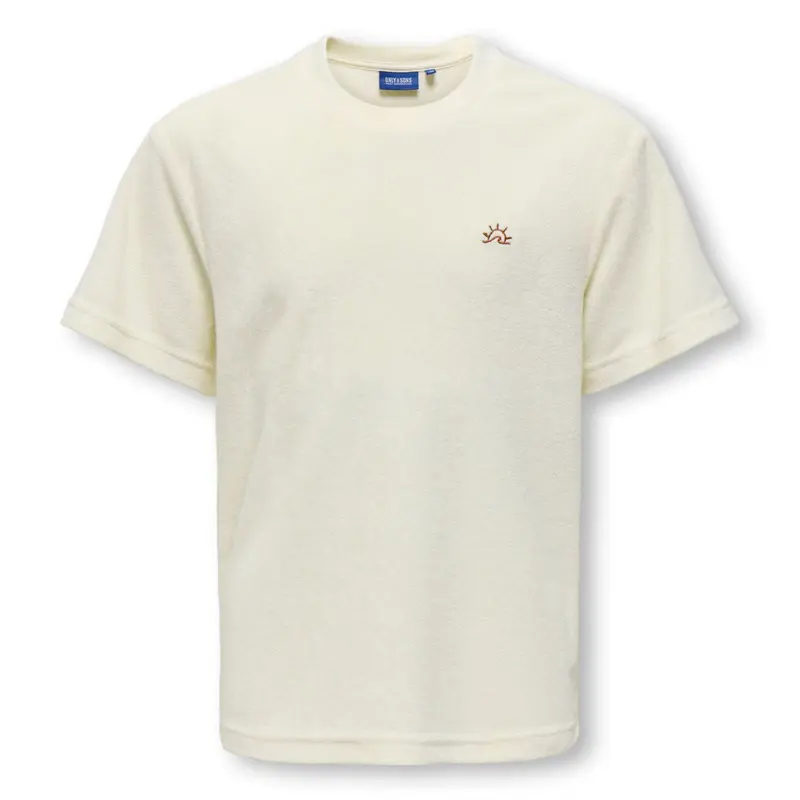 Beige relaxed fit t-shirt Tellas