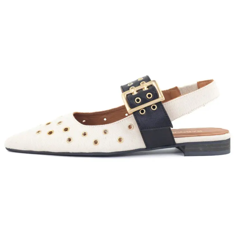 Beige slingback schoenen Samee