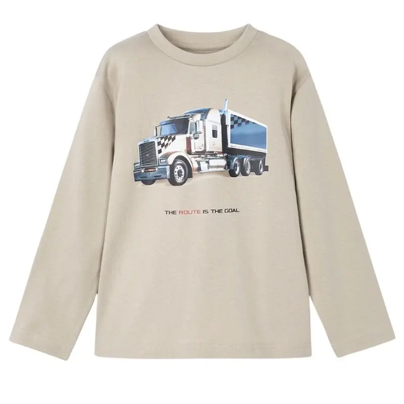 Beige truck shirt