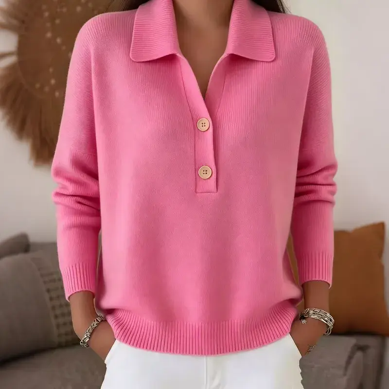 Belisara - Extraweicher V-Ausschnitt-Pullover