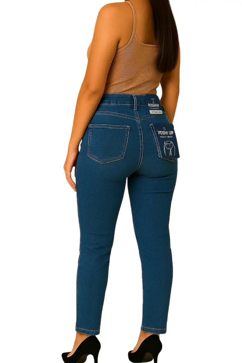 Bellea | Klassische Jeans mit hoher Taille mit schmaler Passform