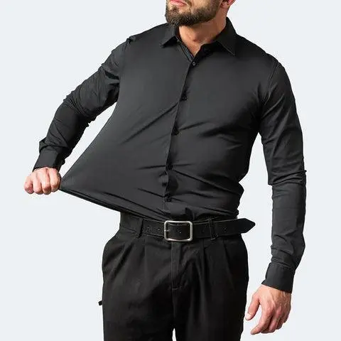 Benjamin | Herren Slim Fit Stretchhemd