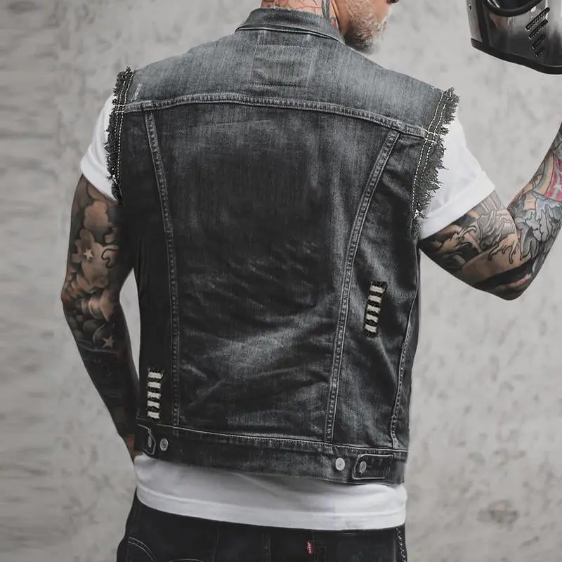 Benjamin | Zeitlose Denimweste Mit Vielseitigem Layering-Stil